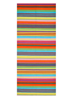 Tapis de couloir Tapis Kelim - Tendance - 300 x 90 cm - multicolore