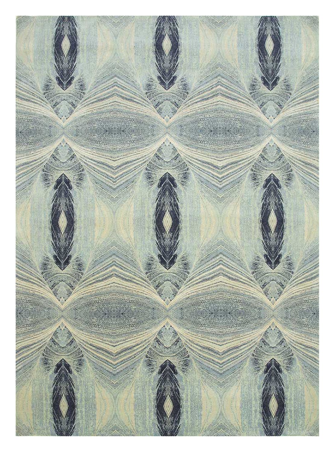 Tapis en laine - 300 x 240 cm - bleu clair