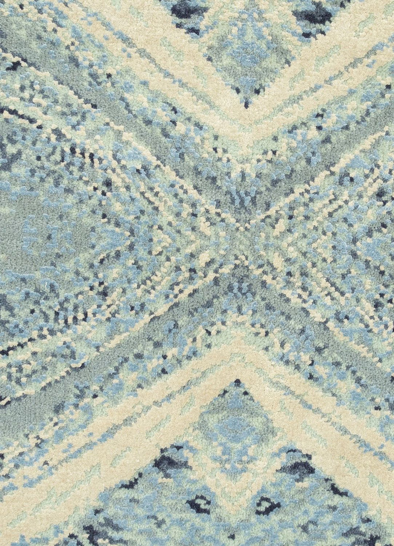 Tapis en laine - 300 x 240 cm - bleu clair