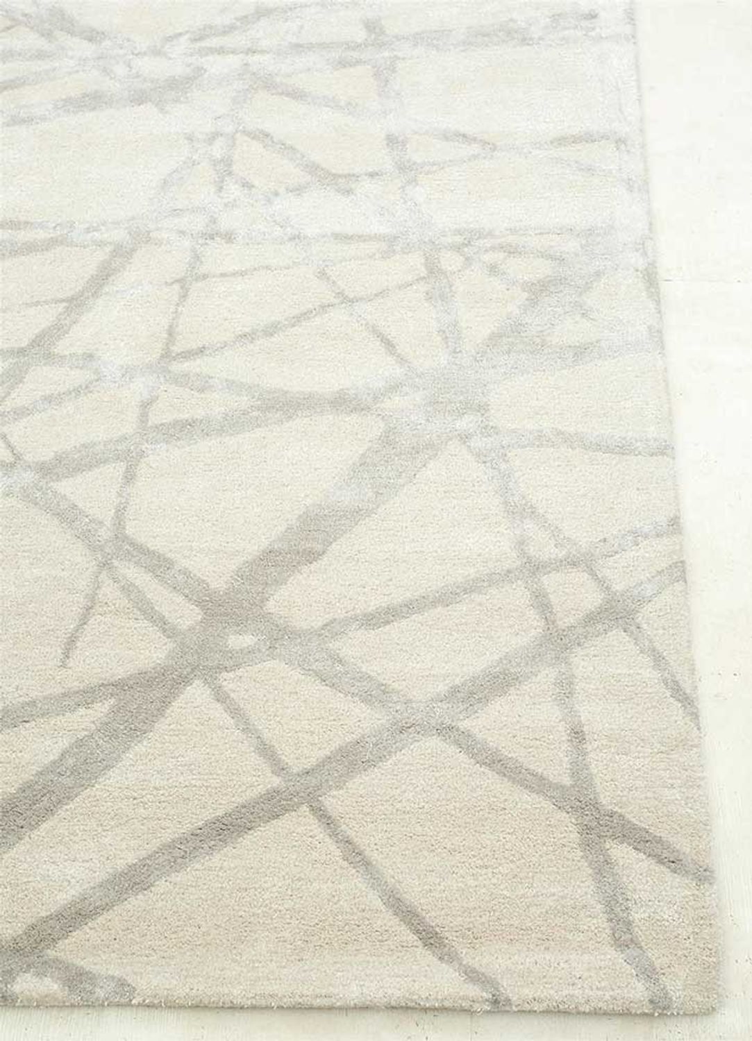 Tapis en laine - 240 x 150 cm - crème