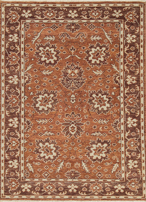 Tapis en laine - 360 x 270 cm - orange