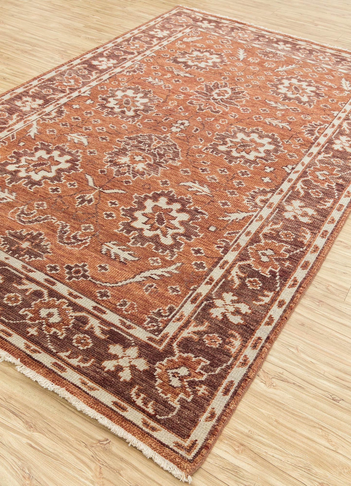 Tapis en laine - 360 x 270 cm - orange