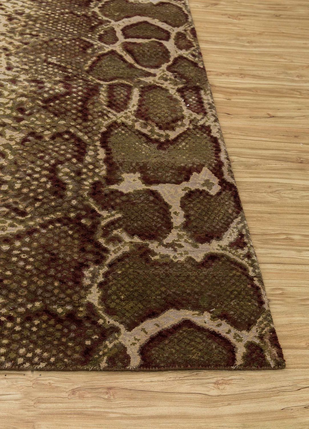 Tapis en laine - 300 x 240 cm - marron