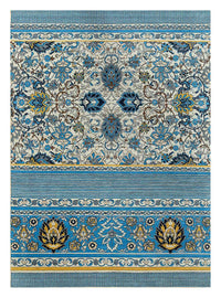 Tapis en laine - 300 x 240 cm - bleu