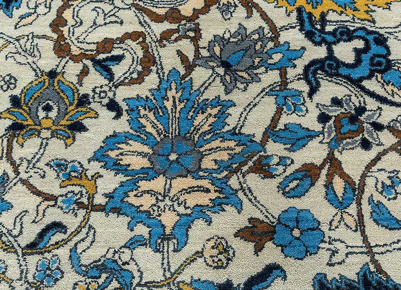 Tapis en laine - 300 x 240 cm - bleu