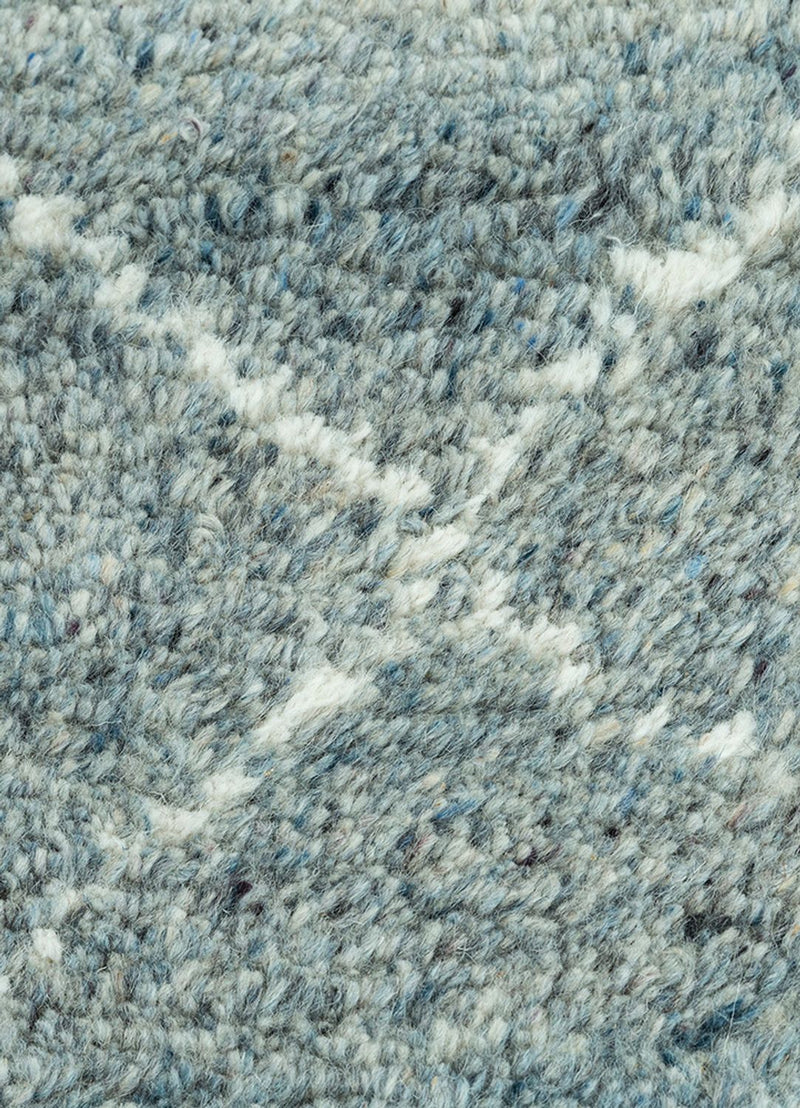 Tapis en laine - 240 x 150 cm - bleu pétrole