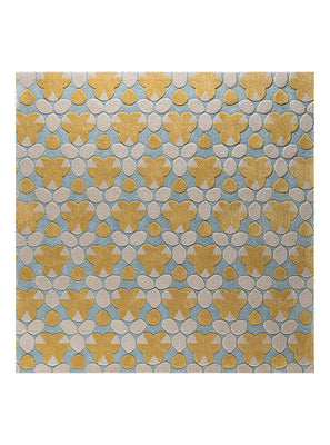 Tapis en laine - geovane - carré