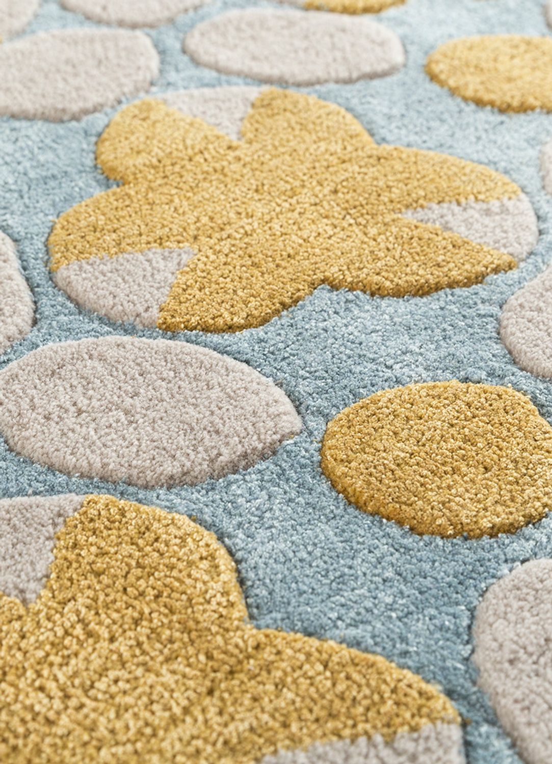 Tapis en laine - geovane - carré