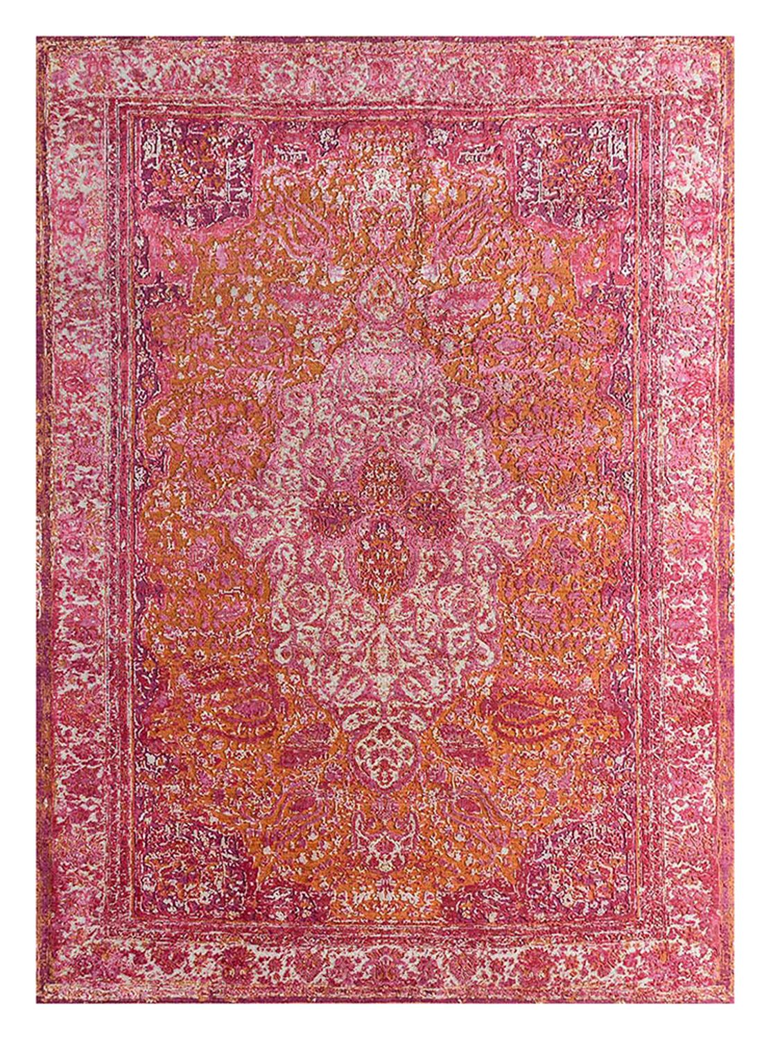 Tapis en laine - 300 x 240 cm - rouge clair