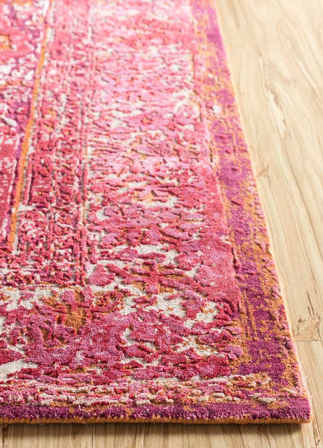 Tapis en laine - 300 x 240 cm - rouge clair