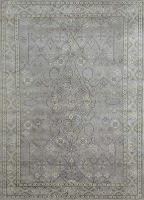 Tapis en laine - 360 x 270 cm - gris
