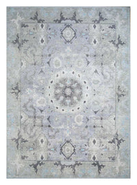 Tapis en laine - 360 x 270 cm - argent