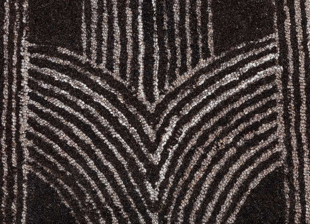 Tapis en laine - 240 x 150 cm - taupe