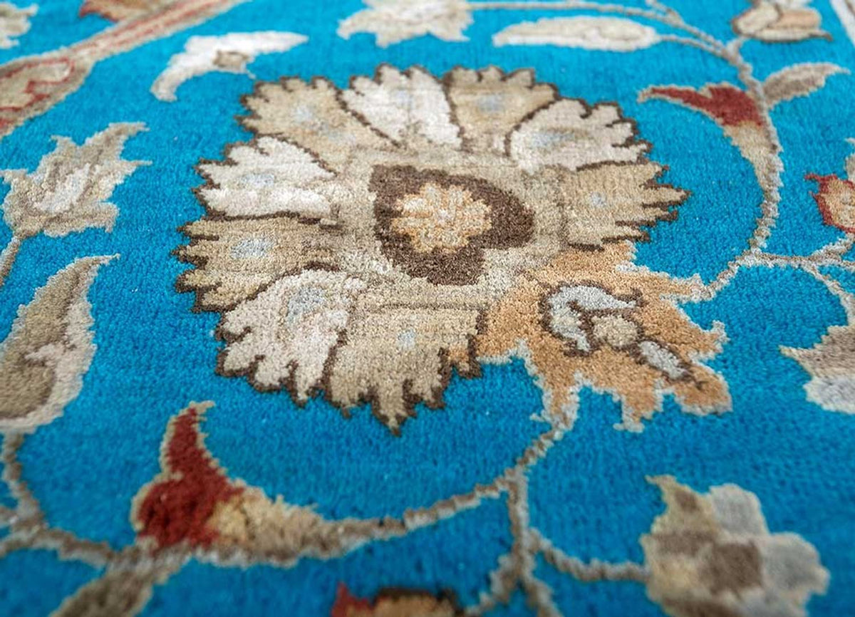 Tapis en laine - 300 x 240 cm - bleu