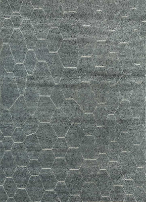 Tapis en laine - 300 x 240 cm - gris