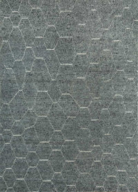 Tapis en laine - 300 x 240 cm - gris