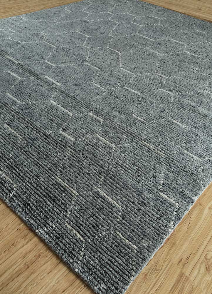 Tapis en laine - 300 x 240 cm - gris