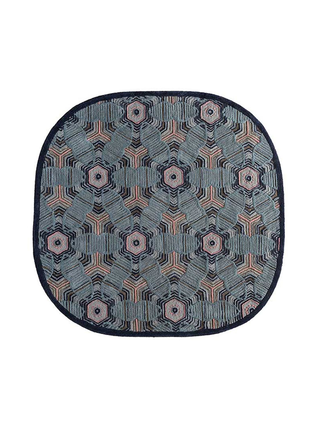 Tapis en laine originale  - 240 x 170 cm - multicolore