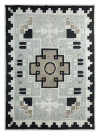 Tapis en laine - 300 x 240 cm - gris