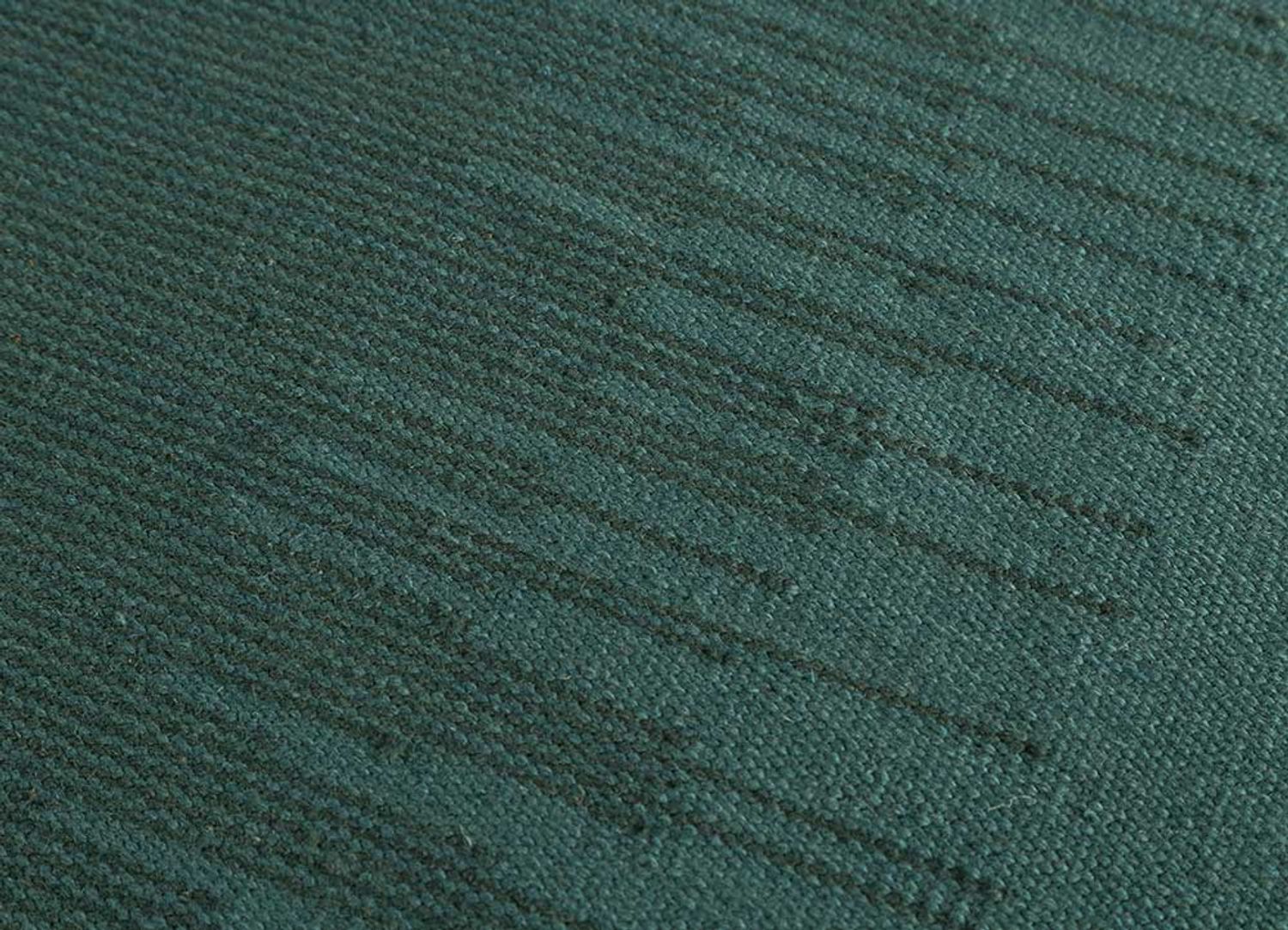 Tapis en laine - 240 x 150 cm - vert foncé