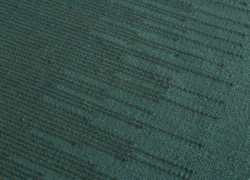 Tapis en laine - 240 x 150 cm - vert foncé