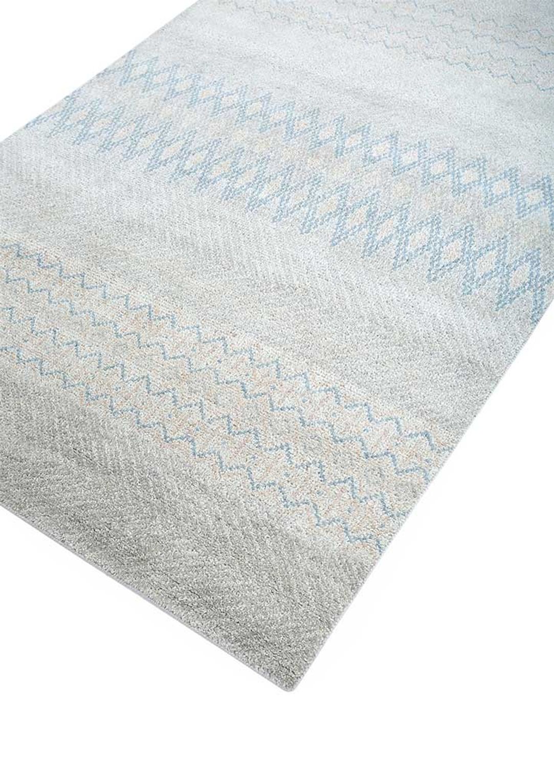 Tapis en laine - 240 x 150 cm - gris clair