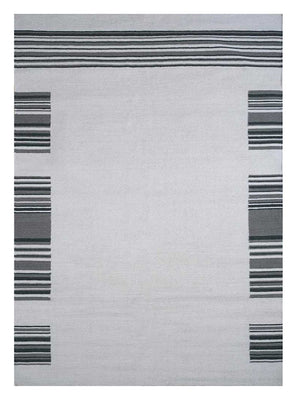 Tapis en laine - 240 x 150 cm - gris clair