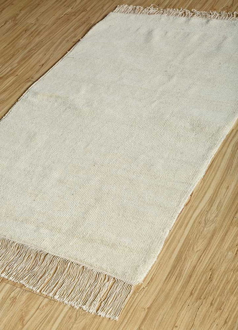 Tapis en laine - 150 x 90 cm - sable