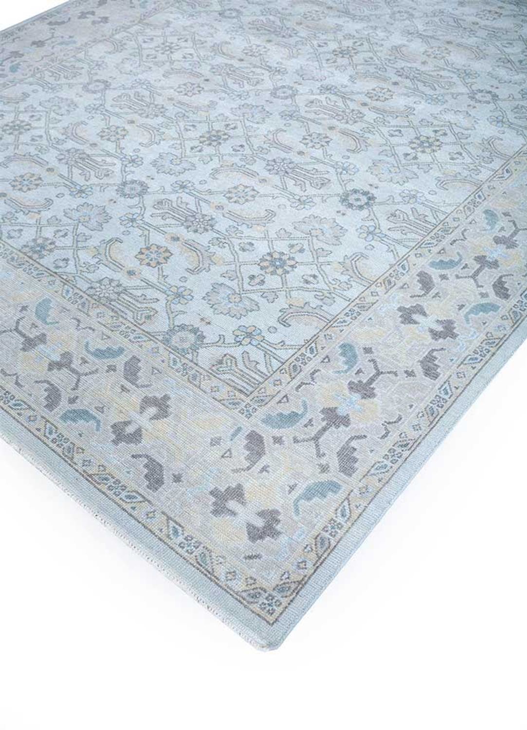 Tapis en laine - 300 x 240 cm - gris clair