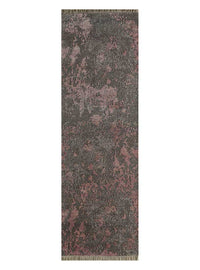 Tapis de couloir Tapis en laine - 240 x 75 cm - gris