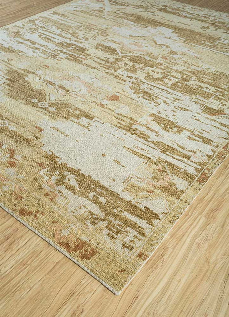 Tapis en laine - 300 x 240 cm - beige foncé