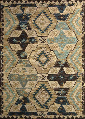 Tapis en laine - 300 x 240 cm - multicolore