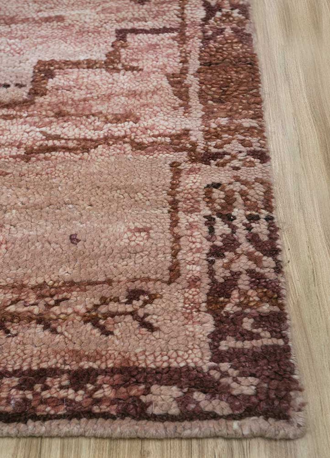 Tapis vintage - 300 x 240 cm - saumon