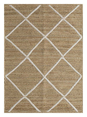Tapis en jute - 200 x 140 cm - naturel
