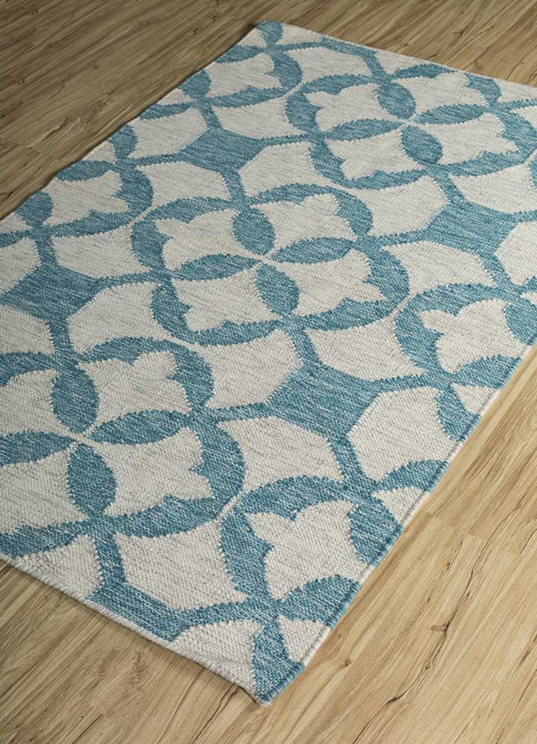 Tapis en laine - 300 x 240 cm - turquoise