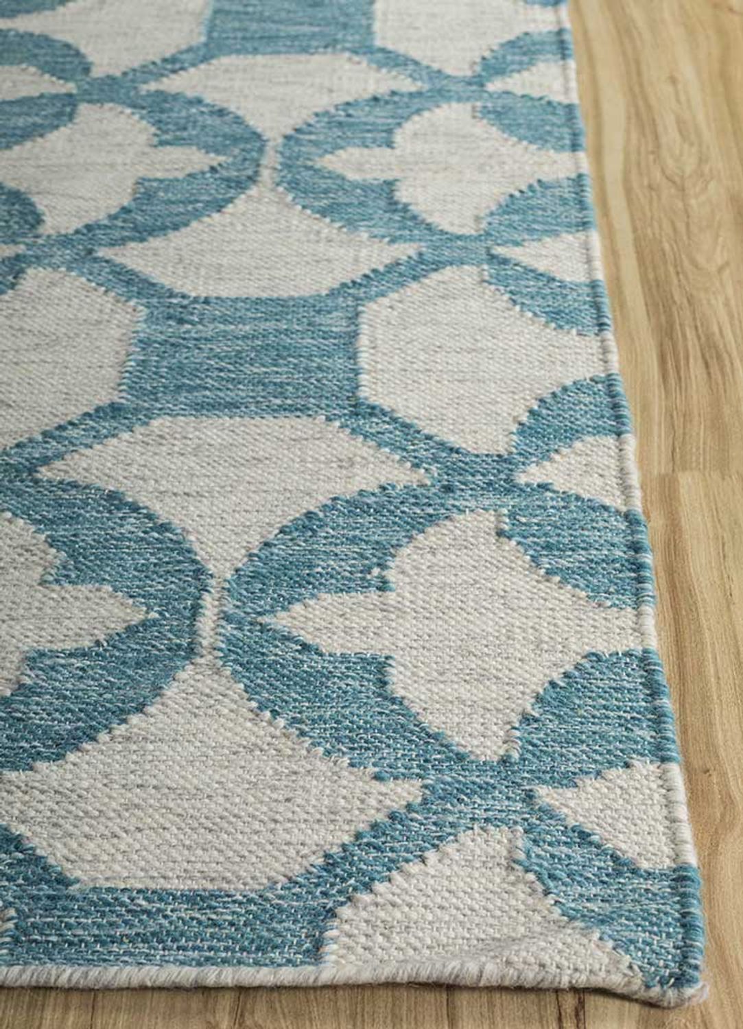 Tapis en laine - 300 x 240 cm - turquoise