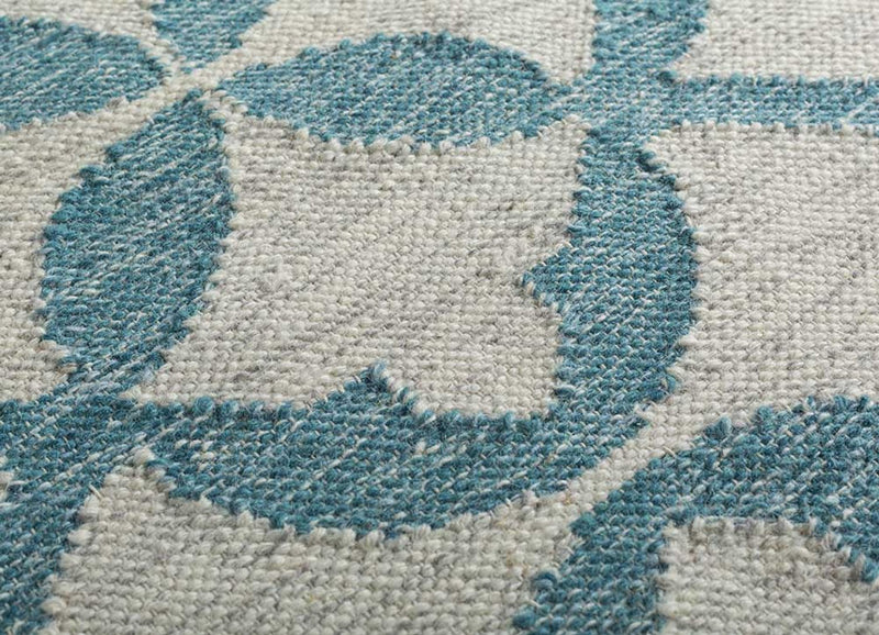 Tapis en laine - 300 x 240 cm - turquoise
