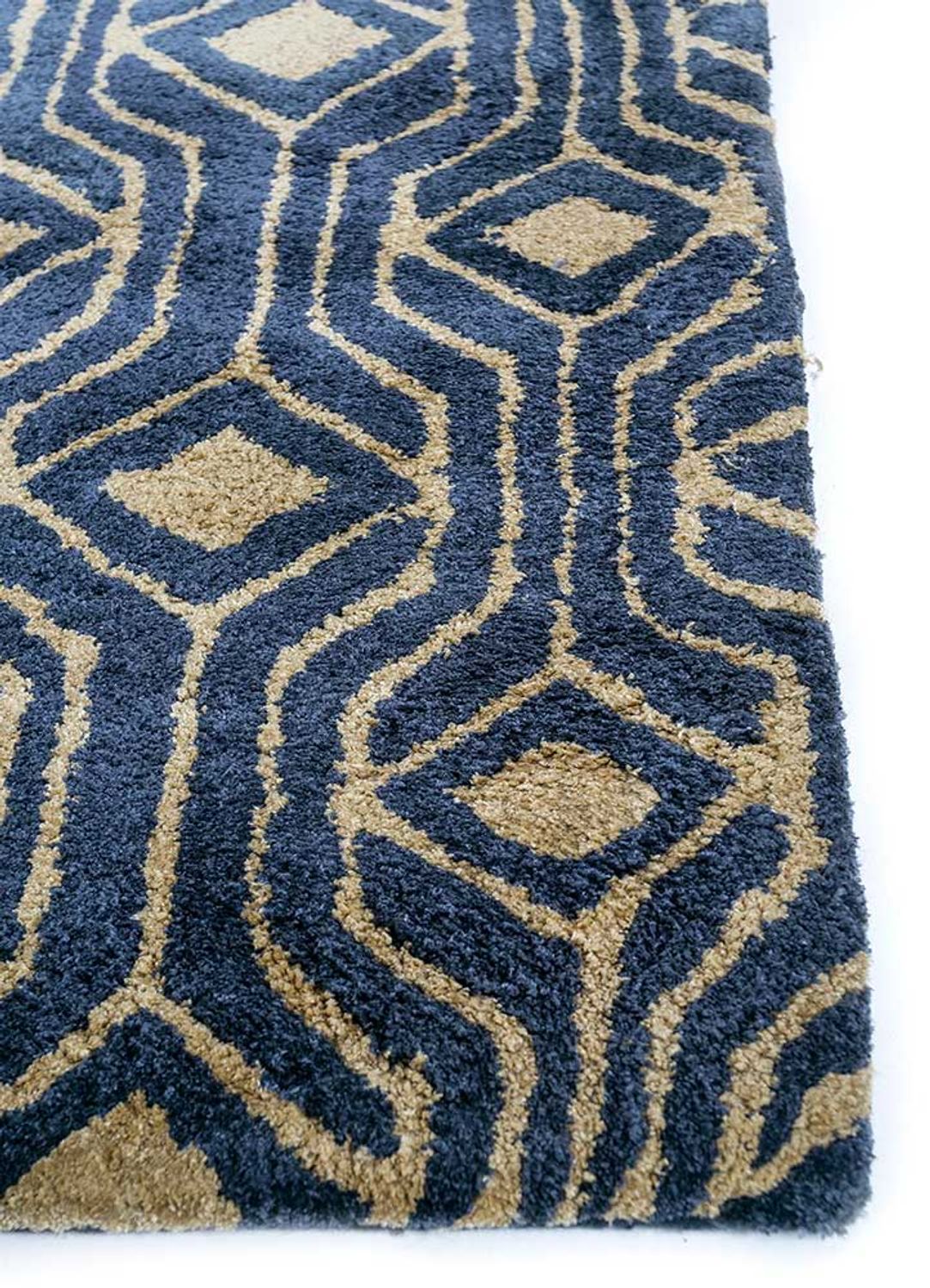 Tapis - 240 x 150 cm - bleu foncé