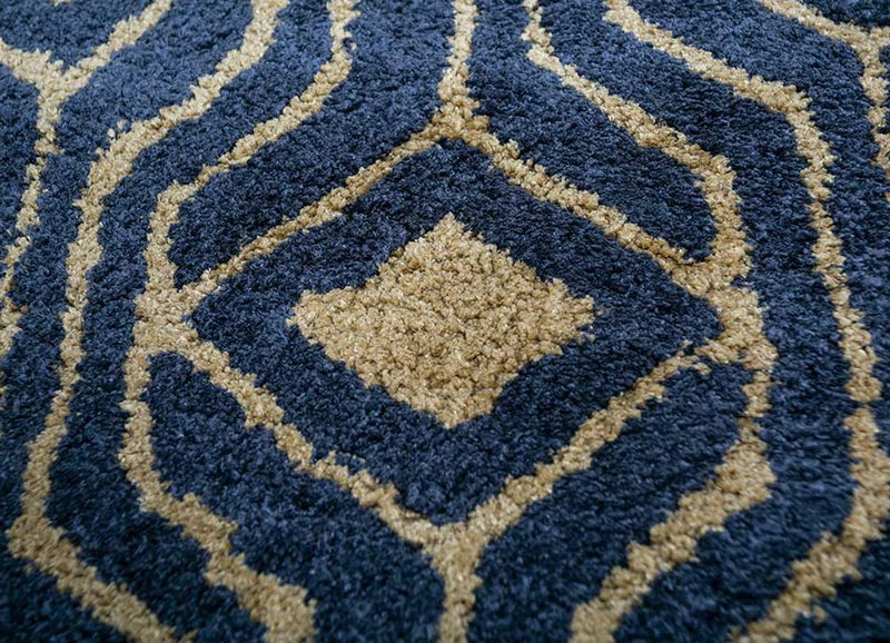 Tapis - 240 x 150 cm - bleu foncé