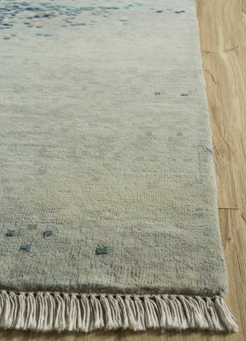 Tapis en laine - 300 x 240 cm - bleu