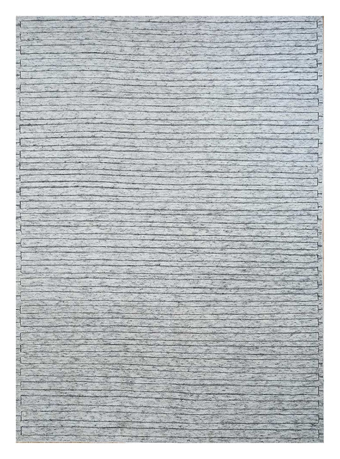 Tapis en laine - 300 x 240 cm - gris