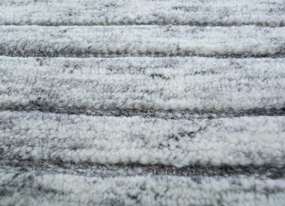 Tapis en laine - 300 x 240 cm - gris