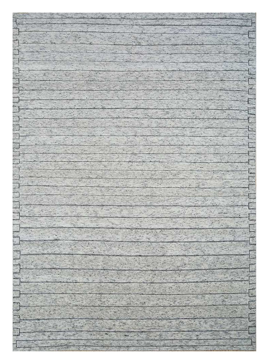 Tapis en laine - 300 x 240 cm - gris