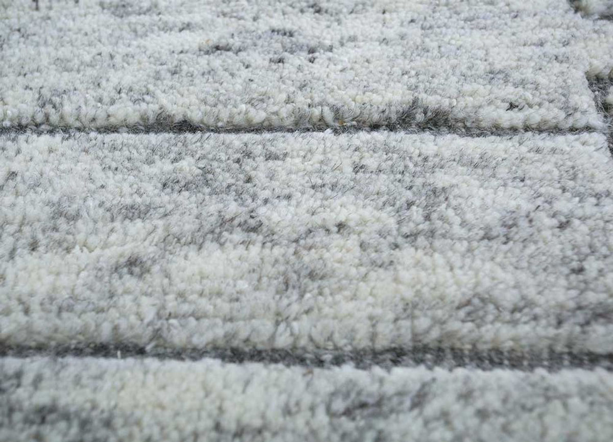 Tapis en laine - 300 x 240 cm - gris
