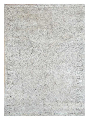 Tapis en laine - 300 x 240 cm - gris clair