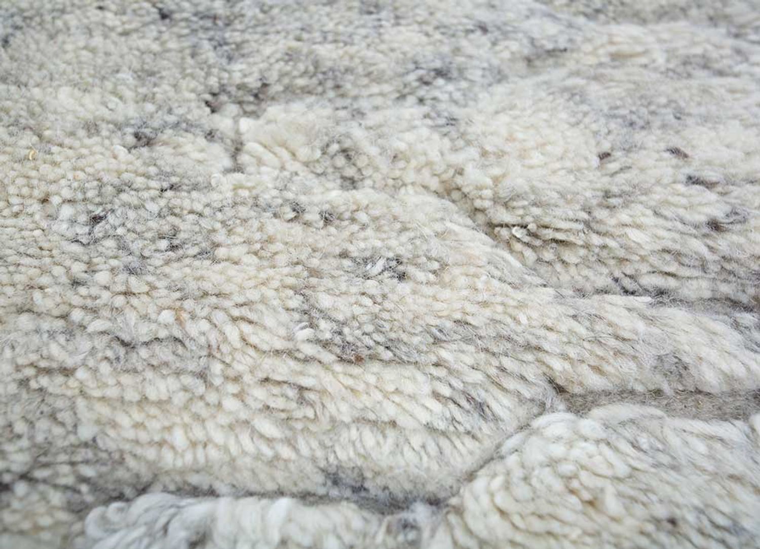Tapis en laine - 300 x 240 cm - gris clair