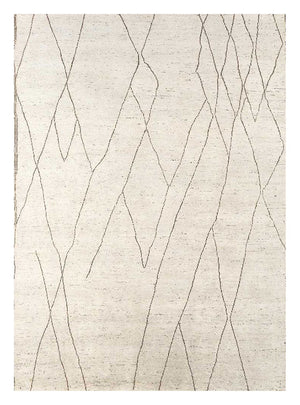 Tapis en laine - 300 x 240 cm - blanc naturel