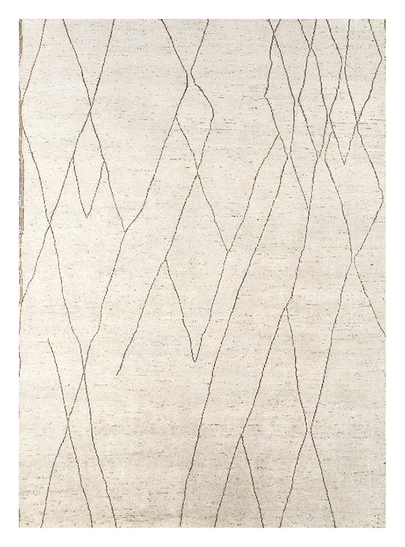 Tapis en laine - 300 x 240 cm - blanc naturel