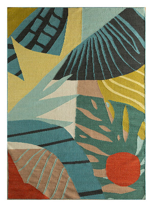 Tapis en laine - 270 x 180 cm - multicolore