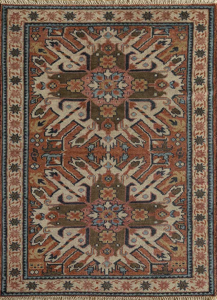 Tapis en laine - 300 x 200 cm - orange